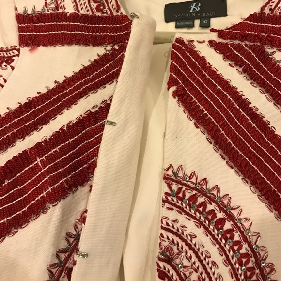 SaChin + Babi cropped Embellished Jacket - Picture 5 of 6